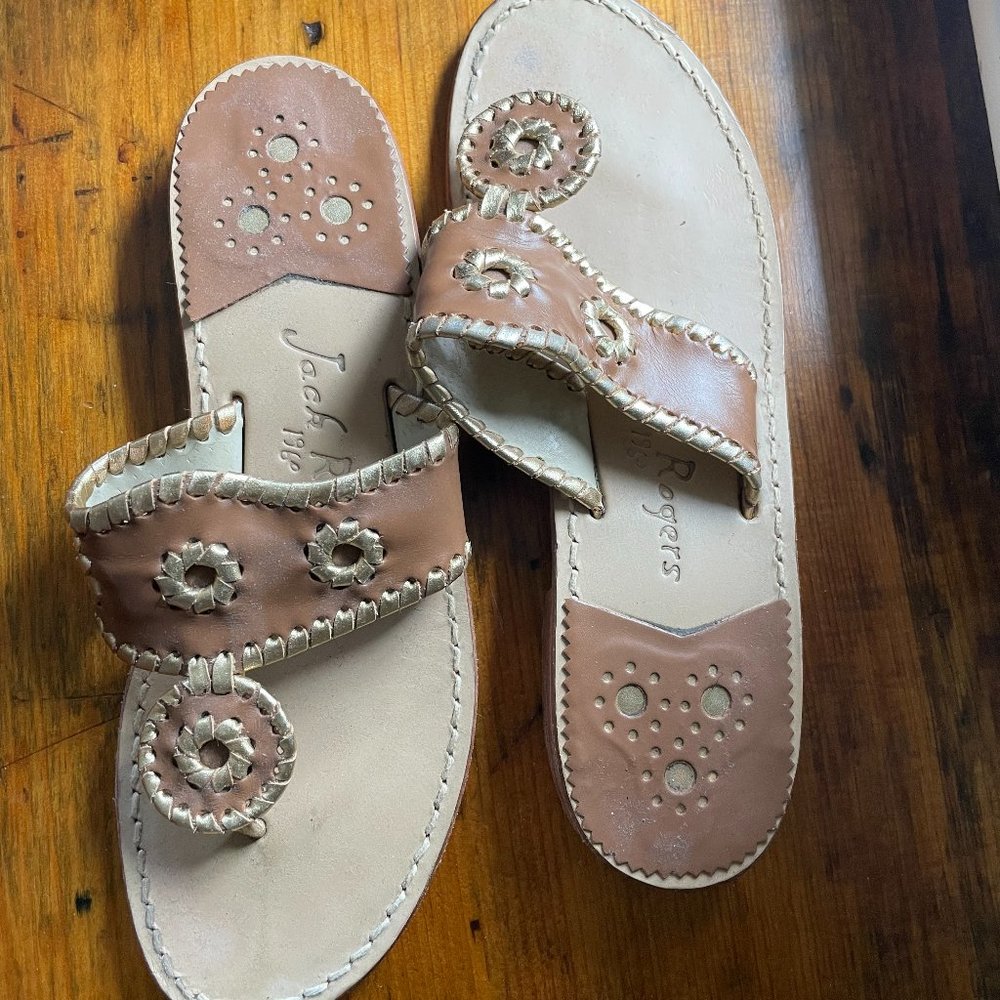 Jack Rogers Jacks Pebbled Flat Sandal